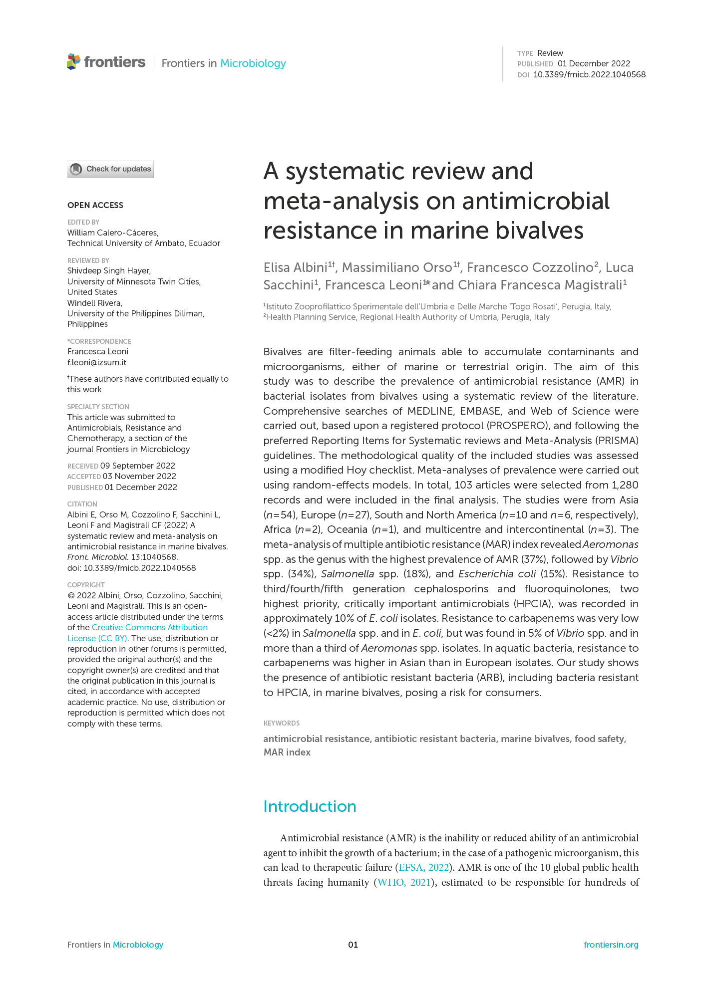A systematic review and meta-analysis on antimicrobial